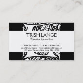 Monogram L Art Nouveau Visitekaartje (Achterkant)