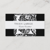 Monogram L Art Nouveau Visitekaartje (Voorkant)