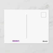 Monogram L Bladwijzer Briefkaart (Achterkant)