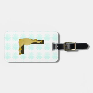 Monogram L Flexibel Paard Gepersonaliseerd Bagagelabel
