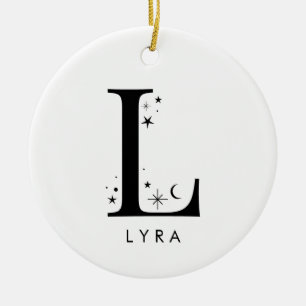 Monogram L hemelse naam Keramisch Ornament