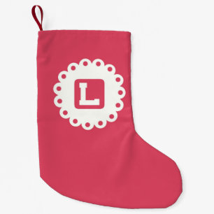 MONOGRAM "L" KLEINE KERSTSOK