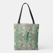 Monogram La Boca Wildflower-symmetrie Tote Bag (Achterkant)