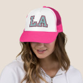 Monogram "LA"-initialen Trucker Pet (In situ)