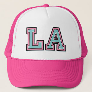 Monogram "LA"-initialen Trucker Pet