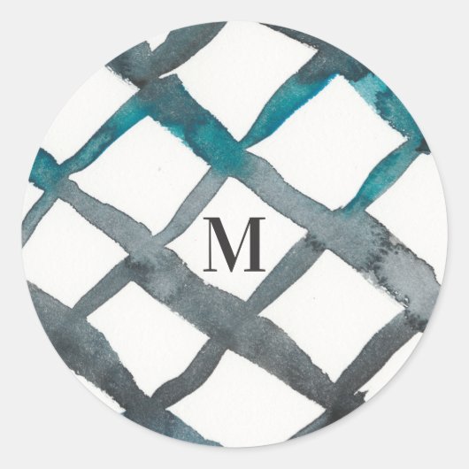 Monogram | La Mer VI Ronde Sticker (Voorkant)
