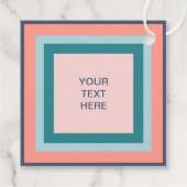 Monogram Labels met cadeau, Initialen met aangrijp (Achterkant)