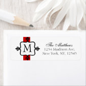 Monogram Labels Rood Zwart Wit (Insitu)