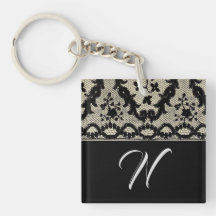 Monogram Lace-Sleutelhanger