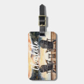 Monogram Lake Travel Bagagelabel (Voorkant verticaal)