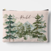 Monogram Landelijke Waterverf Bos en Berg Etui (Voorkant)