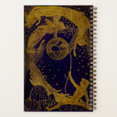 Monogram Lang Violet Fairy Book Dotted Journal Notitieboek (Achterkant)