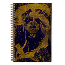 Monogram Lang Violet Fairy Book Dotted Journal