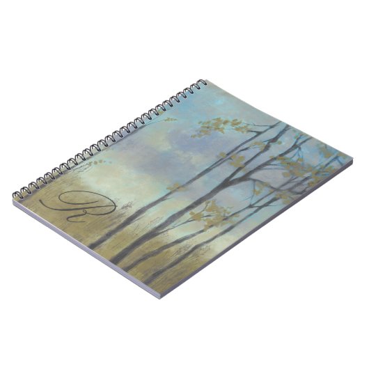 Monogram | Langkorrelige tarwe I Notitieboek (Linkerzijde)