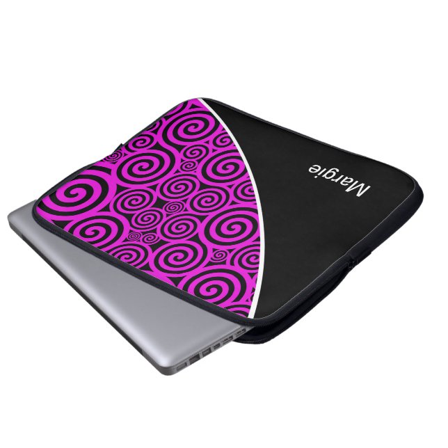Monogram laptophoes laptop sleeve (Voorkant onderkant)