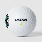 Monogram Las Vegas - Blauwgroen Golfballen (Logo)