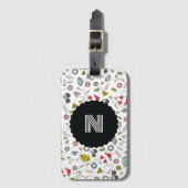 Monogram Las Vegas Poolparty-patroon Bagagelabel (Voorkant (verticaal))