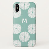 Monogram | Laten we Taco Over Liefde | BLAUWGROEN Case-Mate iPhone Case (Achterkant)