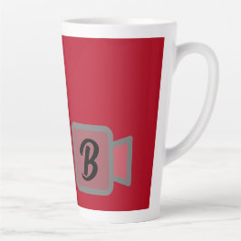 Monogram Latte Mok