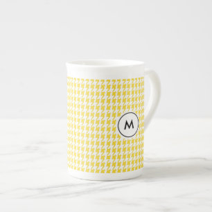 Monogram Latte Mokken Gele houndstooth