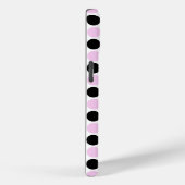 Monogram Lavendel en zwart Case-Mate iPhone Case (Achterkant / Rechts)