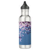 Monogram Lavender Confetti on Blue Waterfles (Rechts)