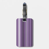 Monogram Lavender strepen Bagagelabel (Achterkant verticaal)