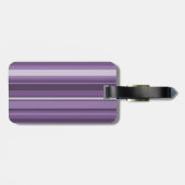 Monogram Lavender strepen Bagagelabel (Achterkant horizontaal)