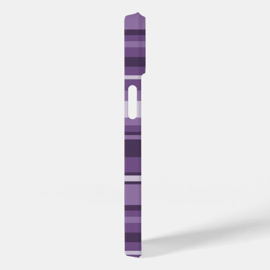 Monogram Lavender strepen Case-Mate iPhone Case (Achterkant / Rechts)