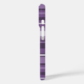 Monogram Lavender strepen Case-Mate iPhone Case (Achterkant / Links)