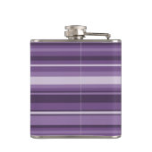 Monogram Lavender strepen Heupfles (Achterkant)