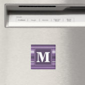 Monogram Lavender strepen Magneet (Insitu (Vaatwasser))