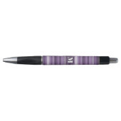 Monogram Lavender strepen Pen (Voorkant)