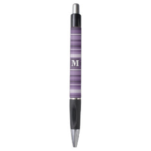 Monogram Lavender strepen Pen