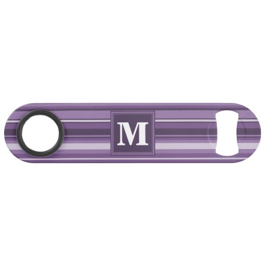 Monogram Lavender strepen Speed Flessenopener (Voorkant (Horizontaal))