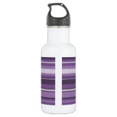 Monogram Lavender strepen Waterfles (Achterkant)