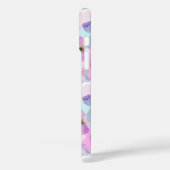 Monogram lavender Waterverf Flowers Case-Mate iPhone Case (Achterkant / Links)