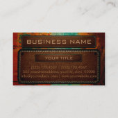 Monogram leder Kijk Visitekaartje (Achterkant)