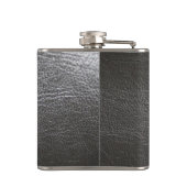 Monogram leer heupfles (Achterkant)