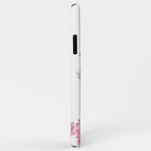 Monogram legante minimale Chic Initiaal letter Case-Mate iPhone Case (Achterkant/rechts)