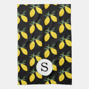Monogram Lemon Citrus Theedoek