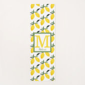 Monogram Lemon-ontwerp Yogamat (Voorkant)