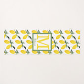 Monogram Lemon-ontwerp Yogamat (Voorkant (horizontaal))