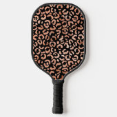 Monogram Leopard Animal Print Pickleball Paddle (Achterkant)