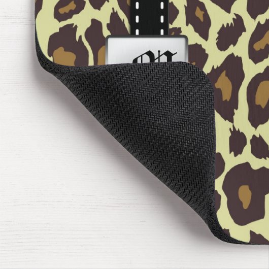 Monogram Leopard Mousepad Muismat (Hoek)