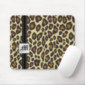 Monogram Leopard Mousepad Muismat (Met muis)