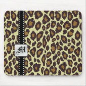 Monogram Leopard Mousepad Muismat (Voorkant)