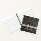 Monogram Leraren Dank u Eind jaar Cadeautje Notitieboek (Binnen)