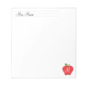 Monogram leraren | NOTITIEBLOKKEN (Voorkant)