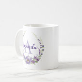 Monogram - letter A, aangepast Koffiemok (Voorkant links)